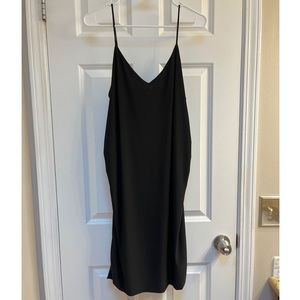 Black Maternity Mini Dress